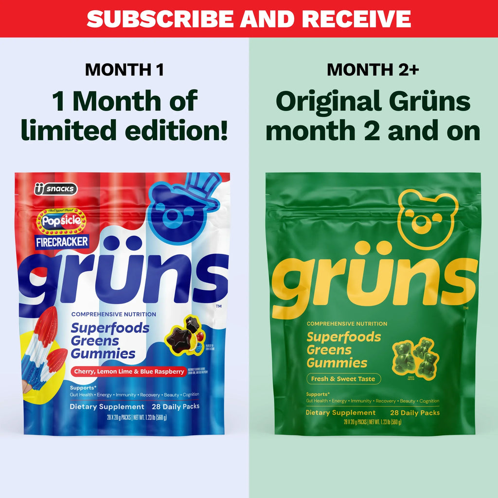 Popsicle® Firecracker Grüns - Routine for Busy Days