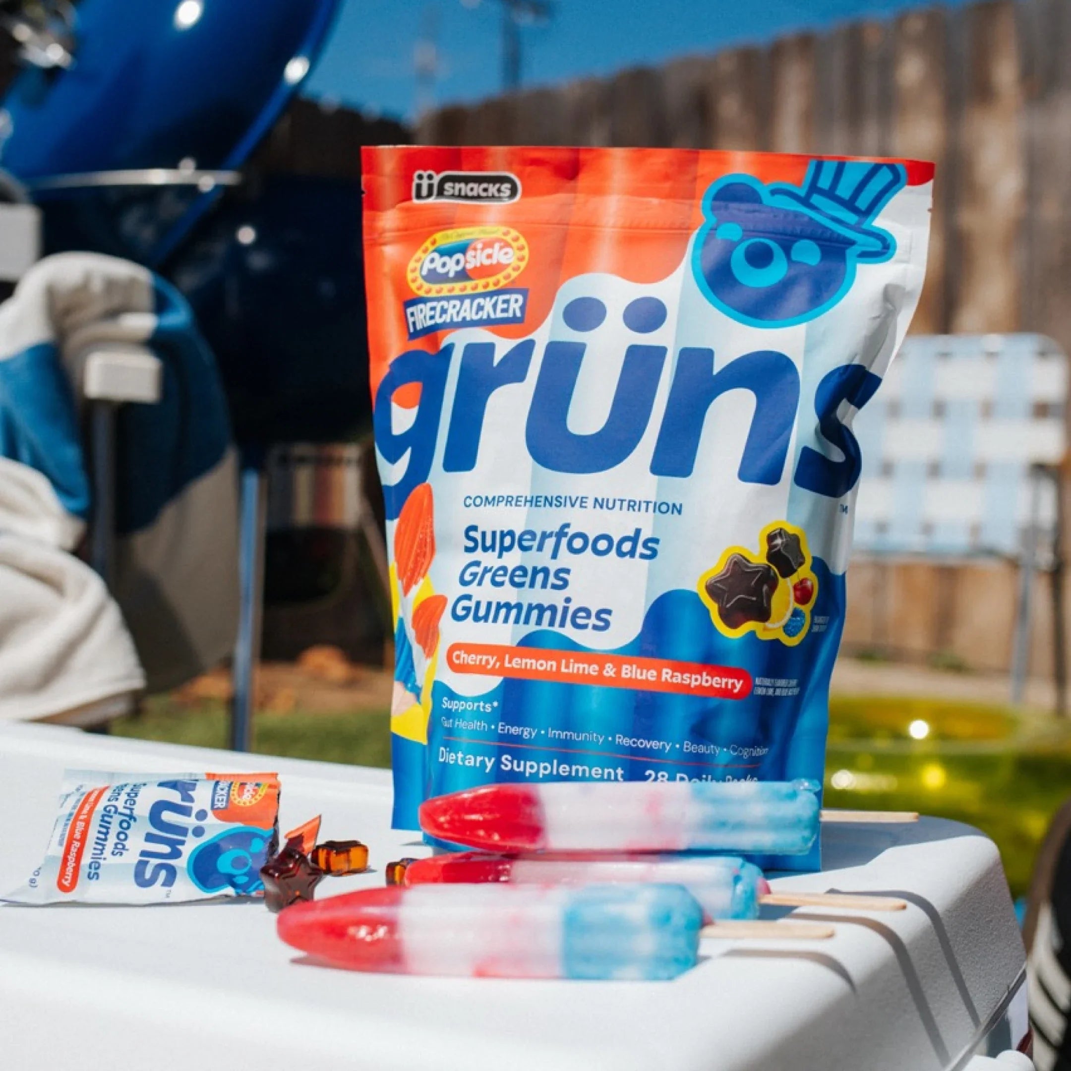 Popsicle® Firecracker Grüns - Routine for Busy Days