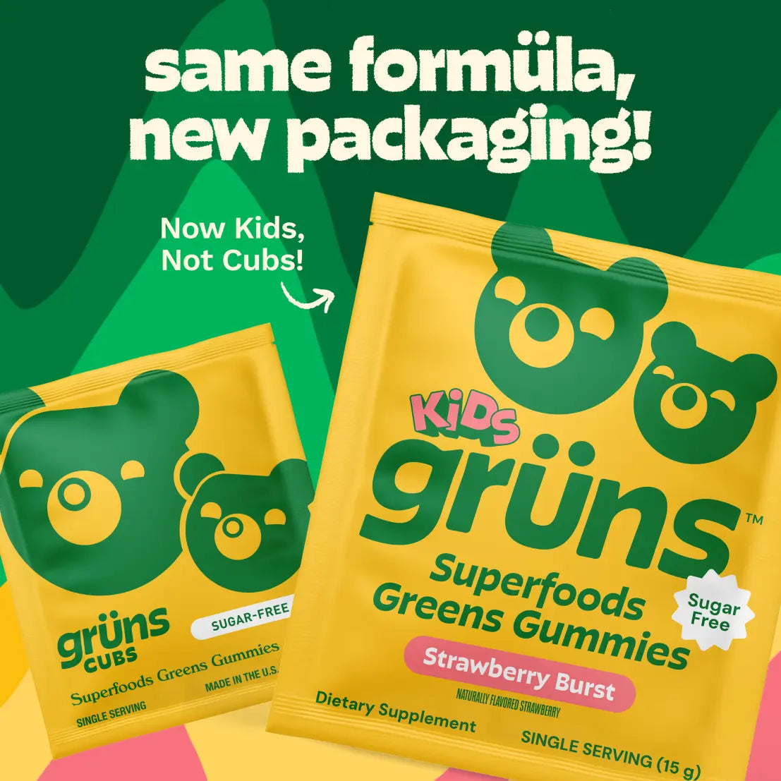 Grüns Kids - A Fresh Nutrition Routine