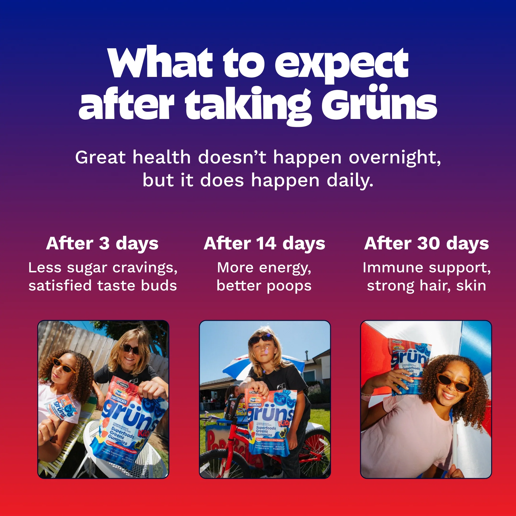 Popsicle® Firecracker Grüns Kids - Daily Nutrition Essential