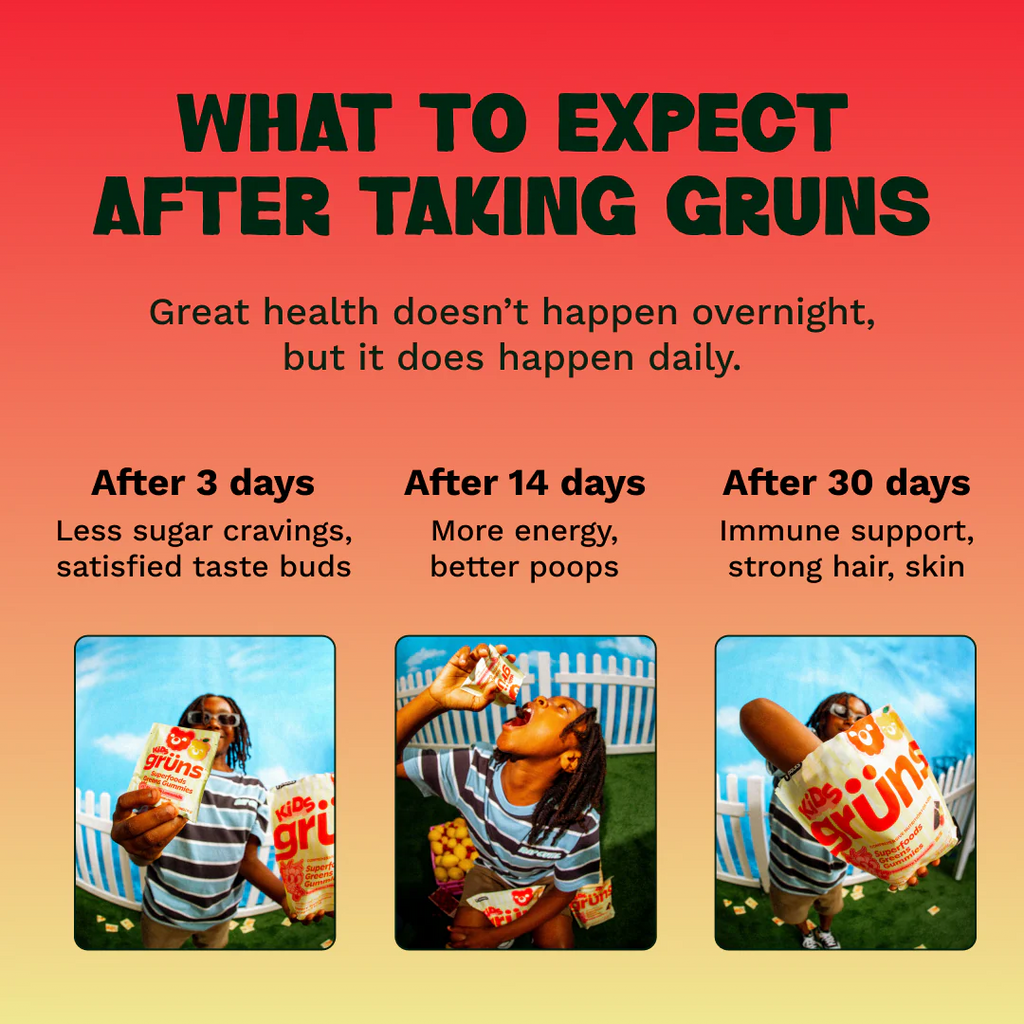 Grüns Kids Raspberry Lemonade - Everyday Superfood Essential