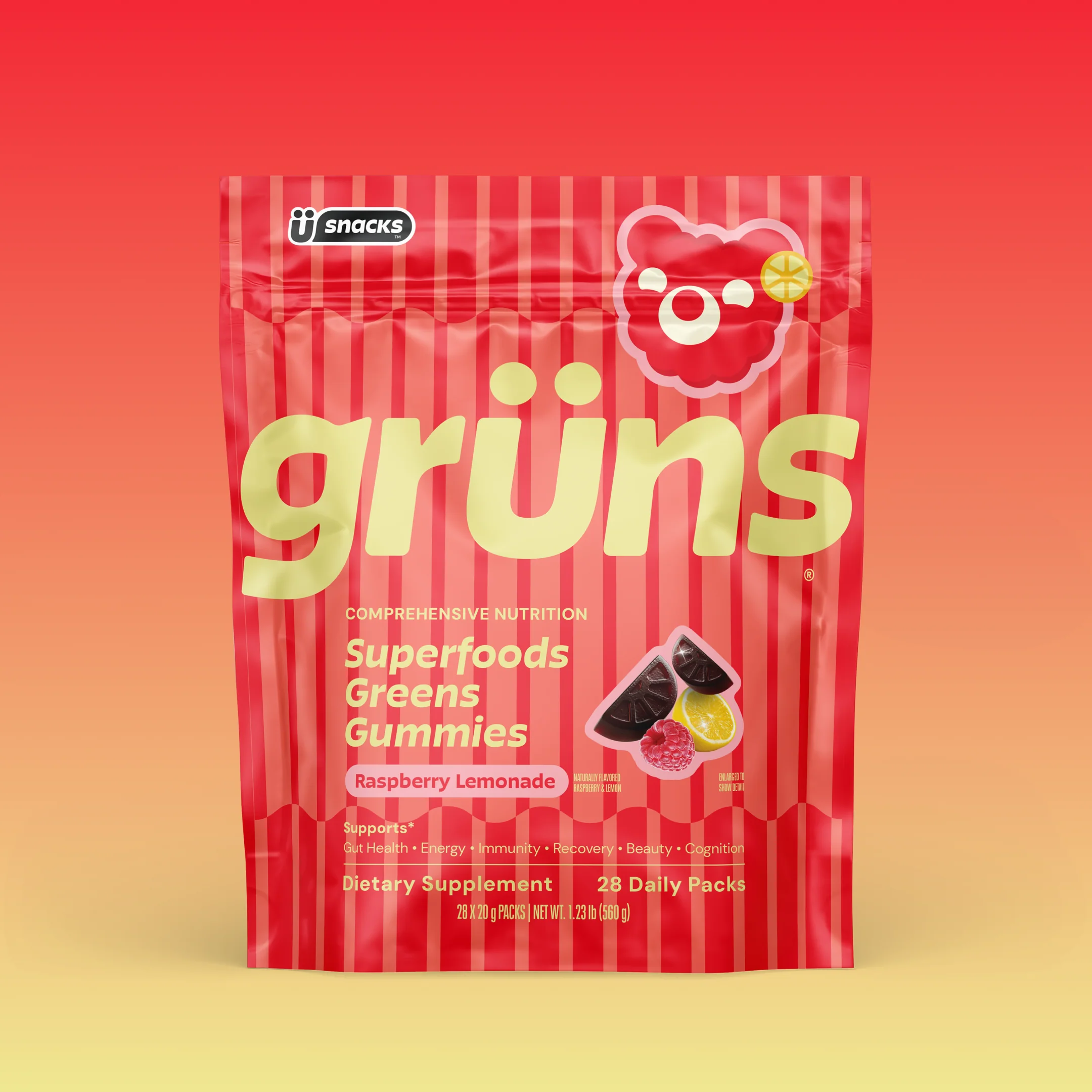 Grüns Raspberry Lemonade - Take and Go