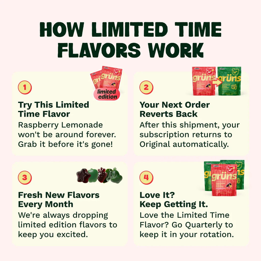 Grüns Raspberry Lemonade - Take and Go