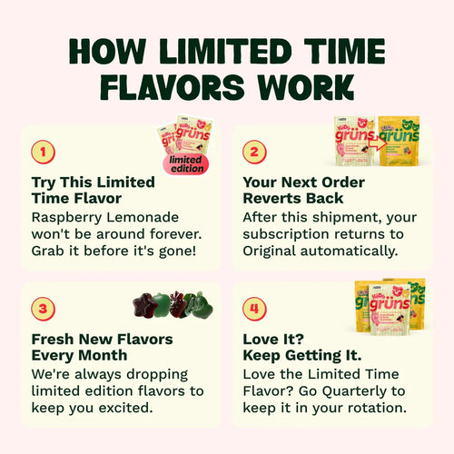 Grüns Kids Raspberry Lemonade - Everyday Superfood Essential