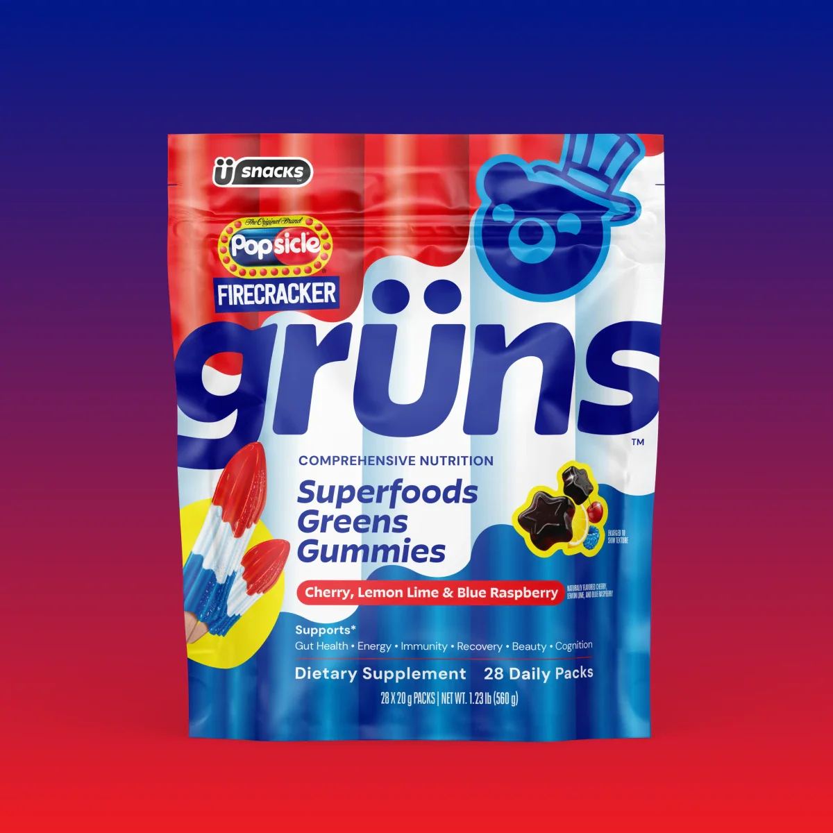 Popsicle® Firecracker Grüns - Routine for Busy Days