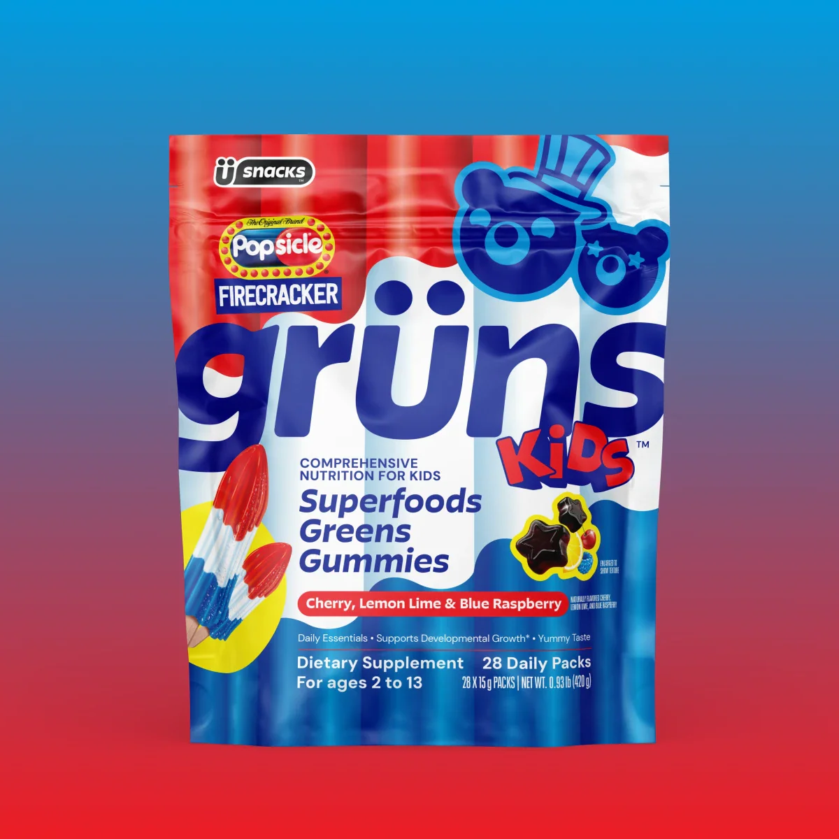 Popsicle® Firecracker Grüns Kids - Daily Nutrition Essential