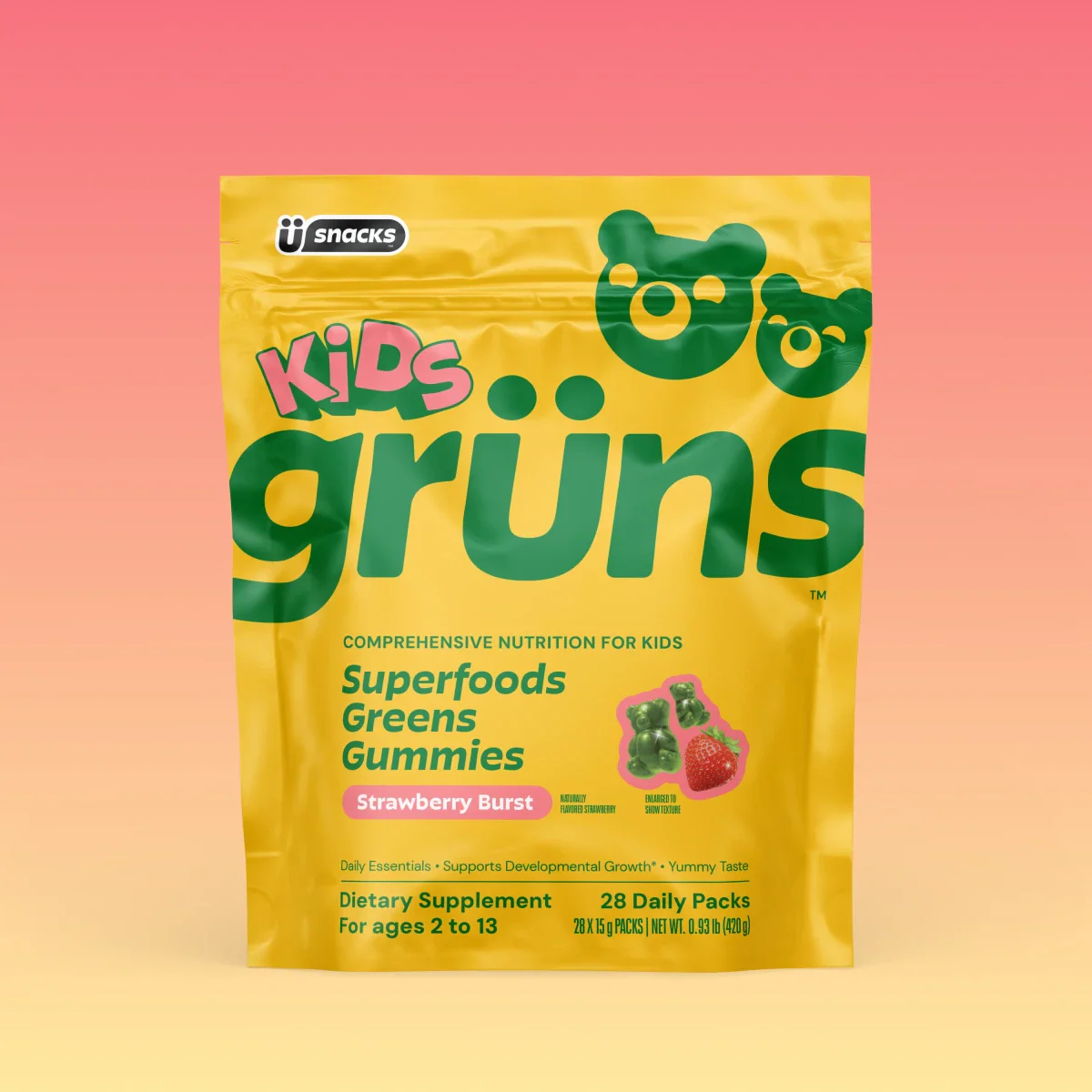 Grüns Kids - A Fresh Nutrition Routine